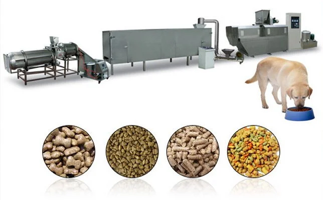 Made in China Pet Food Fodder Making Machine Equipment Fish Plant Feed Pellet Processing Line