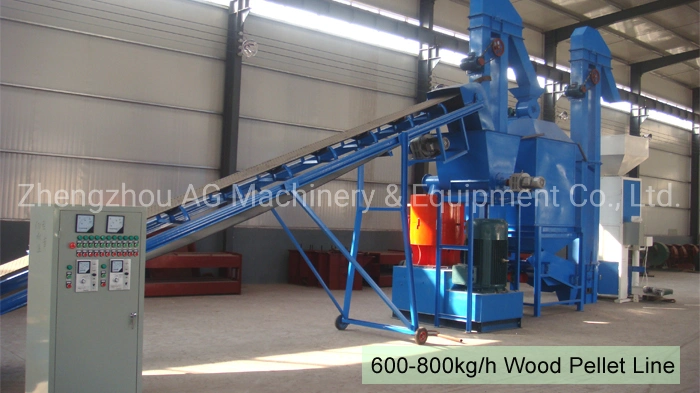 500-1000kg/H Portable Wood Pellet Mill Biomass Wood Pellet Production Line Plant