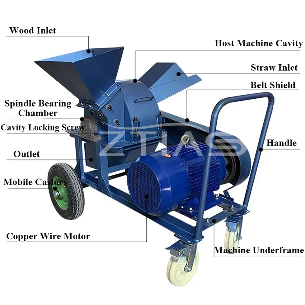 Multi-Functional Wood Grinder Pulverizer Pulverizer Micro-Powder Equipment