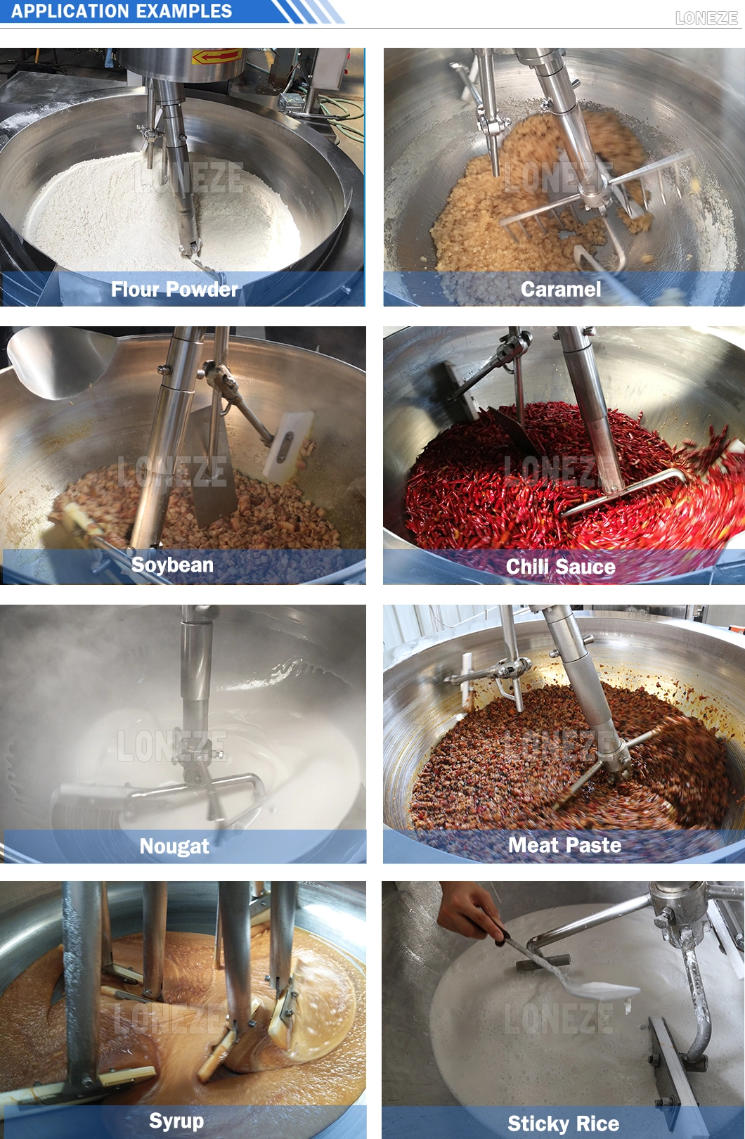 China Big Industrial Commercial Automatic Multi Planetary Tilting Curry Chili Bean Paste Mixing Making Electric Gas Steam Sauce Stuffing Cooking Equipment