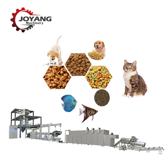 Tilapia Floating Puffed Fish Feed Production Line Pet Food Extruder Hersteller Maschinenanlage Preis