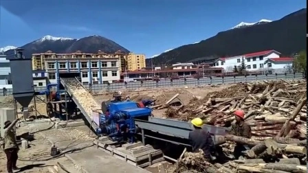 3-20 tph Landmaschinen Holzbrecher Trommel Holzhacker Schneiden verschiedener Hölzer